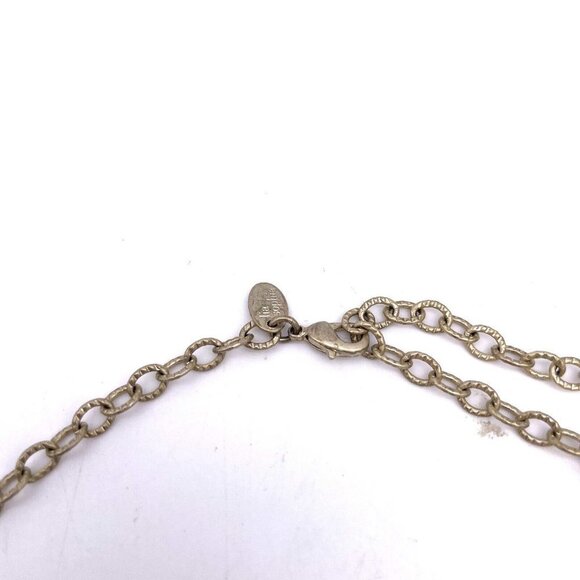 Lia Sophia Round Chain Necklace Gold Tone Adjustable Lobster Closure 39" - Picture 4 of 4